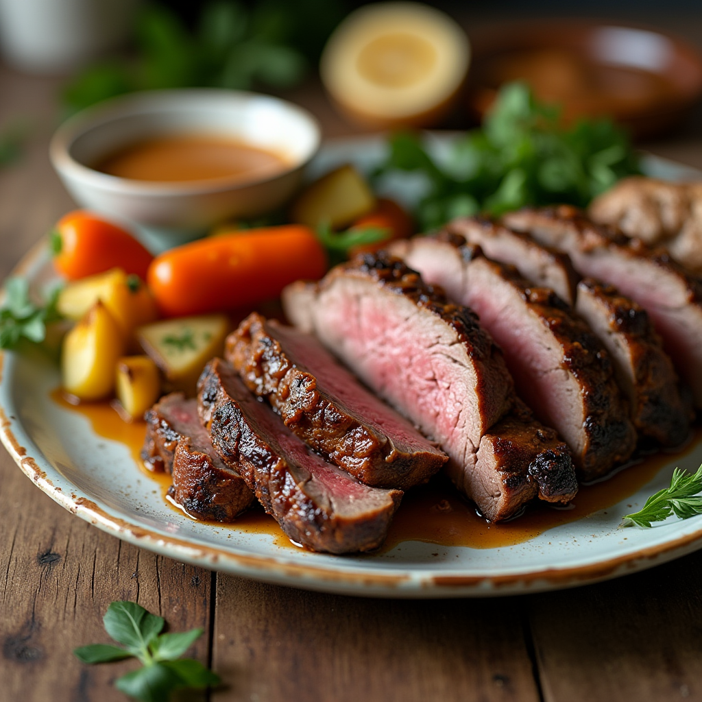 Leftover Tri-Tip Meal