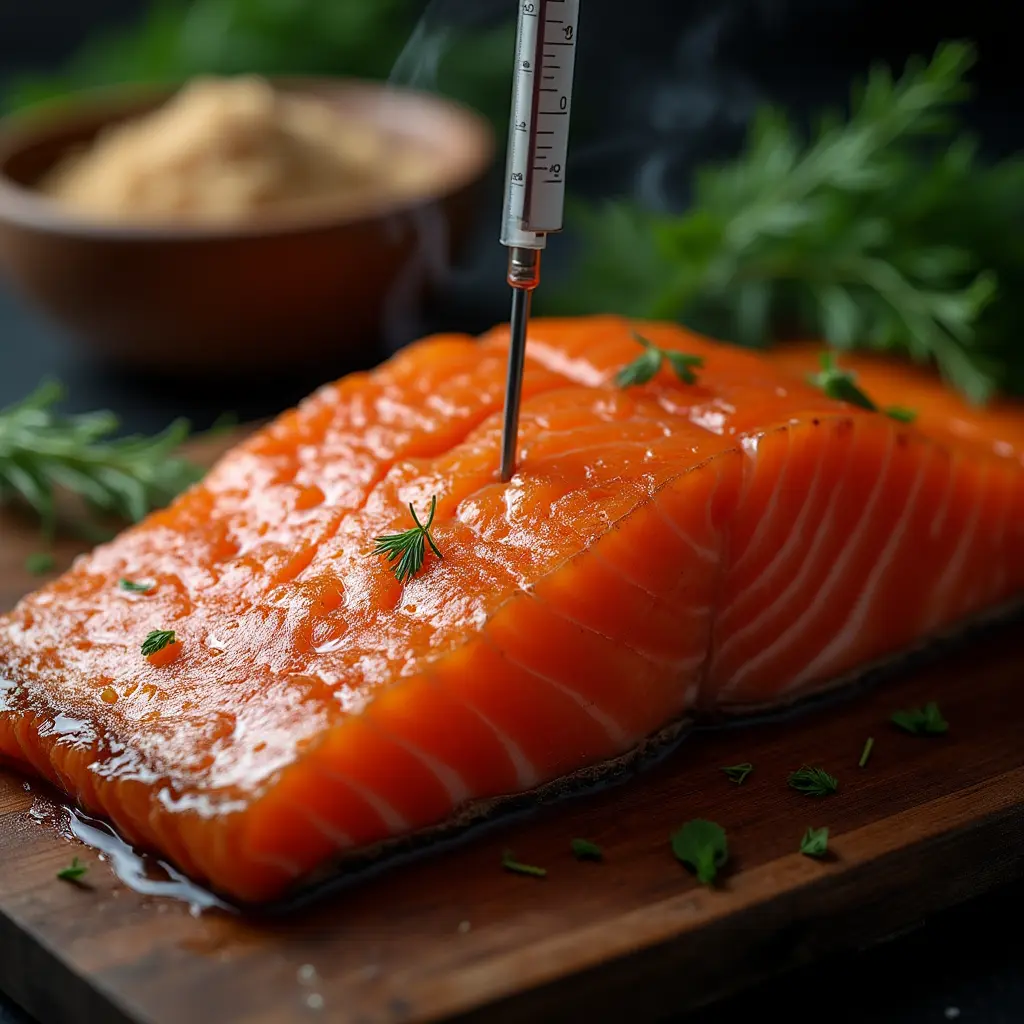 smoked salmon internal temp