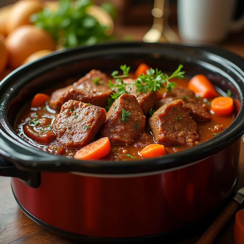 cube steak in crock pot