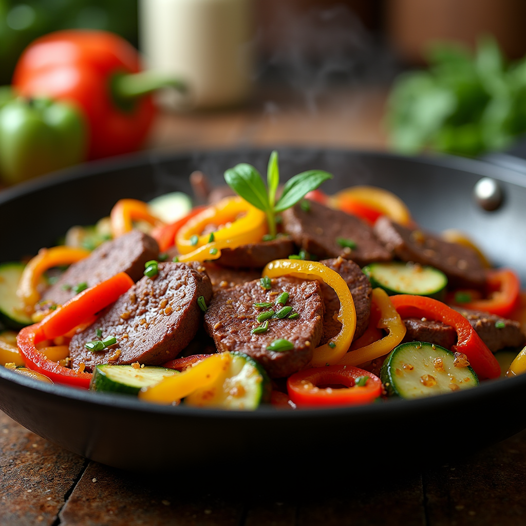 thin sliced beef recipe