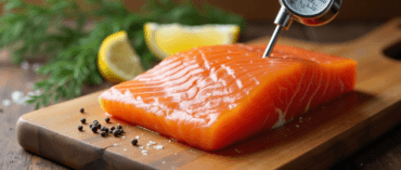 internal temperature of smoked salmon
