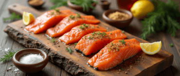 smoked salmon dry brine