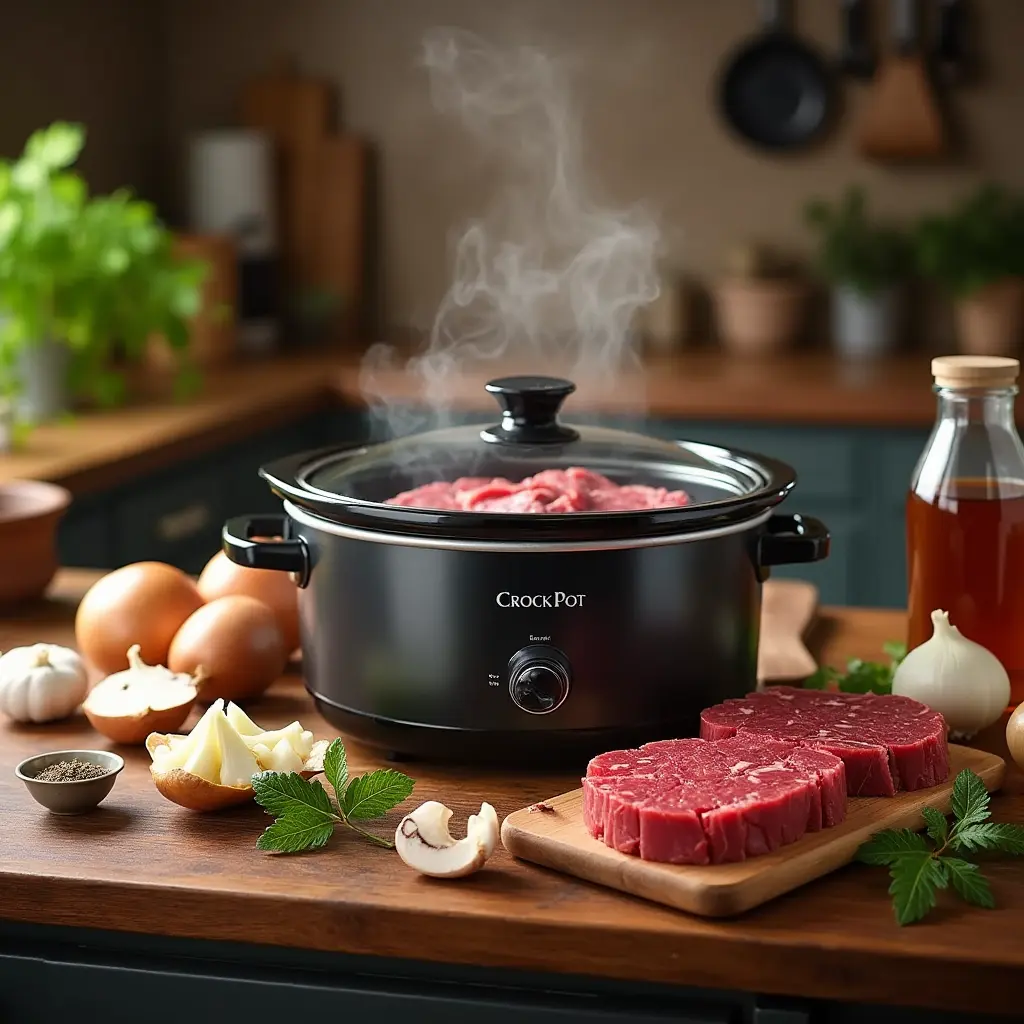 cube steak recipes crock pot