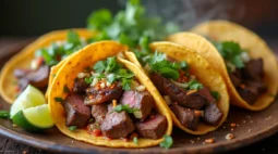 leftover steak tacos