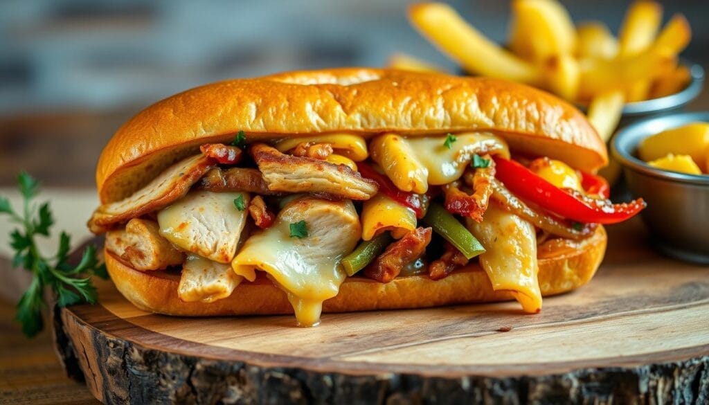 chicken cheese steak recipe