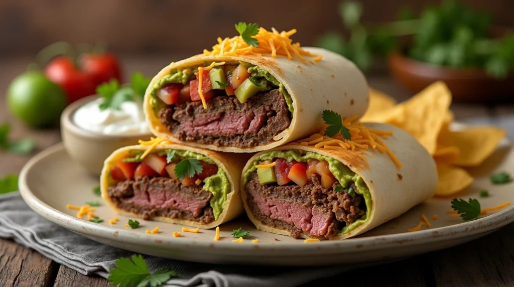steak beef burrito recipe