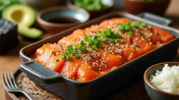 sushi salmon bake