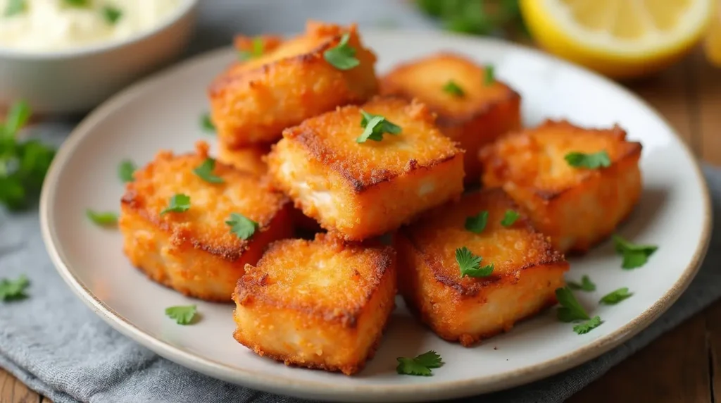 crispy salmon bites air fryer