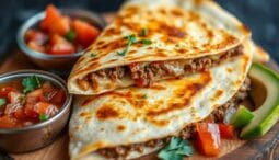 ground beef quesadillas