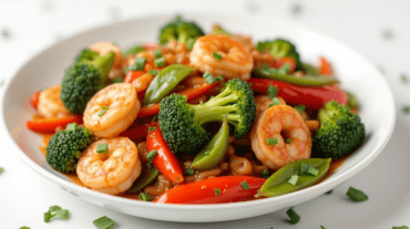 chicken and shrimp stir fry