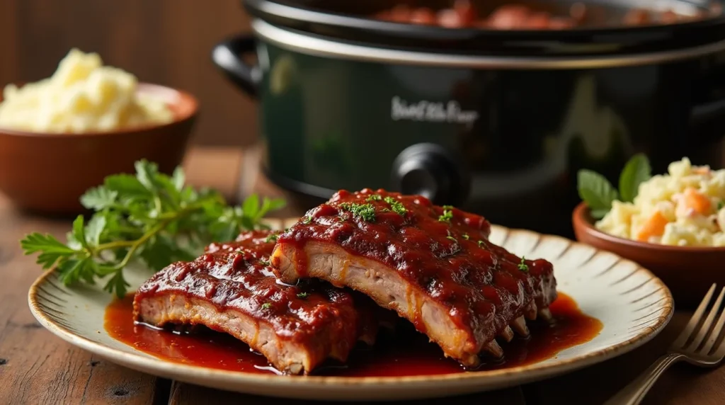 beef country ribs crockpot recipe