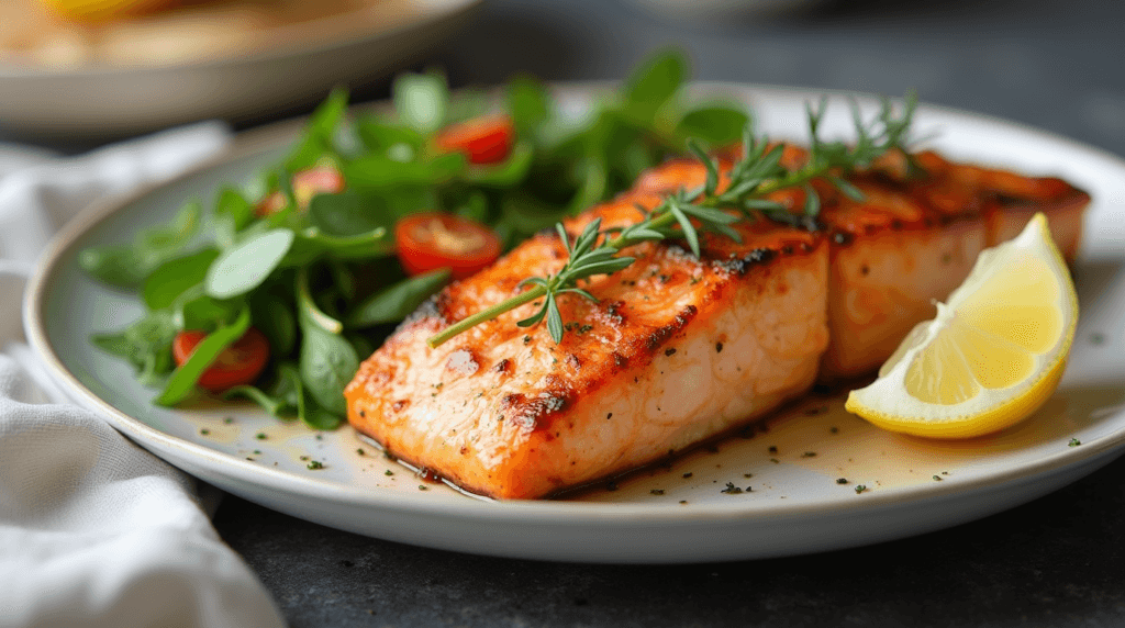 salmon fish steak