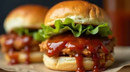 barbecue chicken sliders