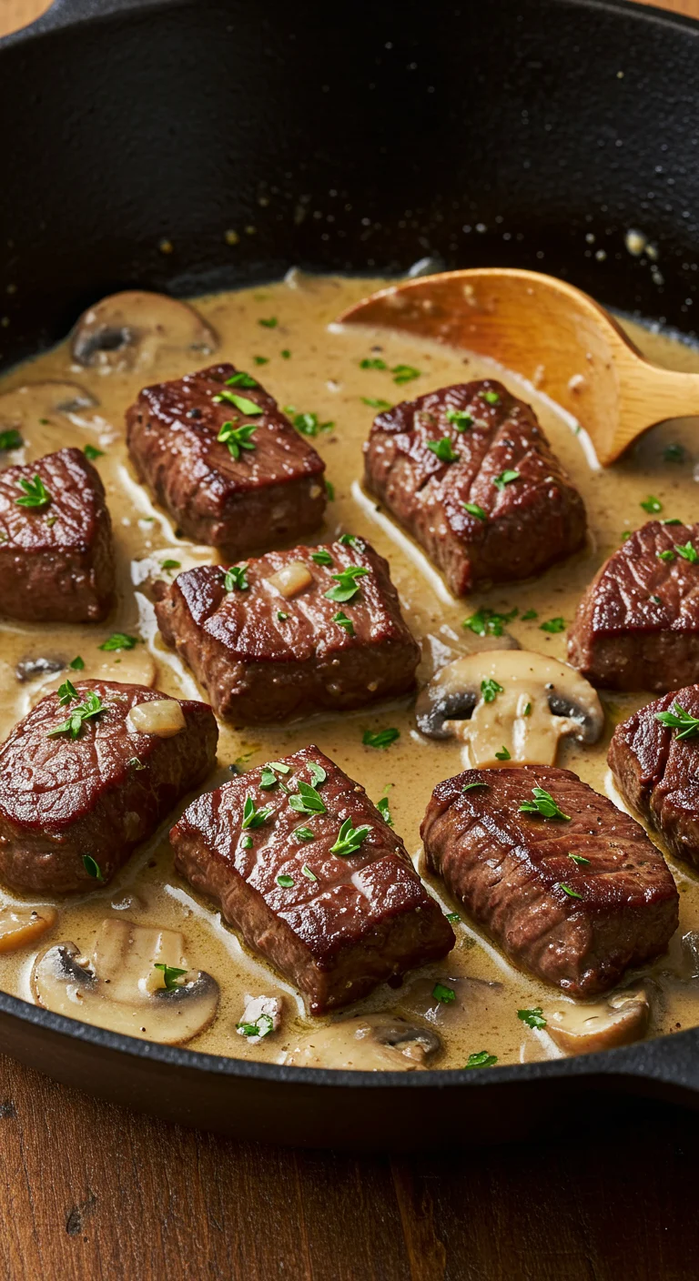 Beef Tenderloin Tips Recipe