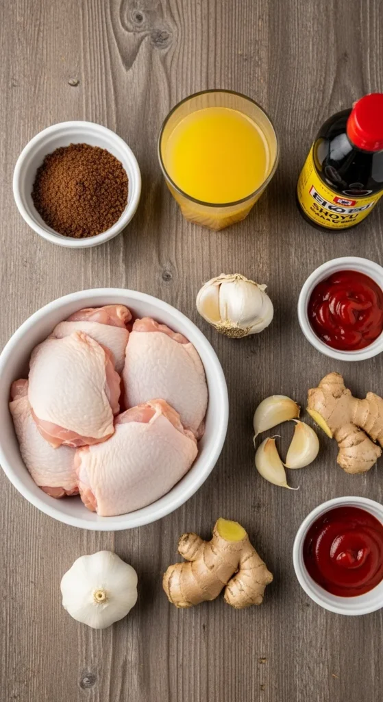Ingredients for an Authentic Hawaiian BBQ Chicken Recipe
