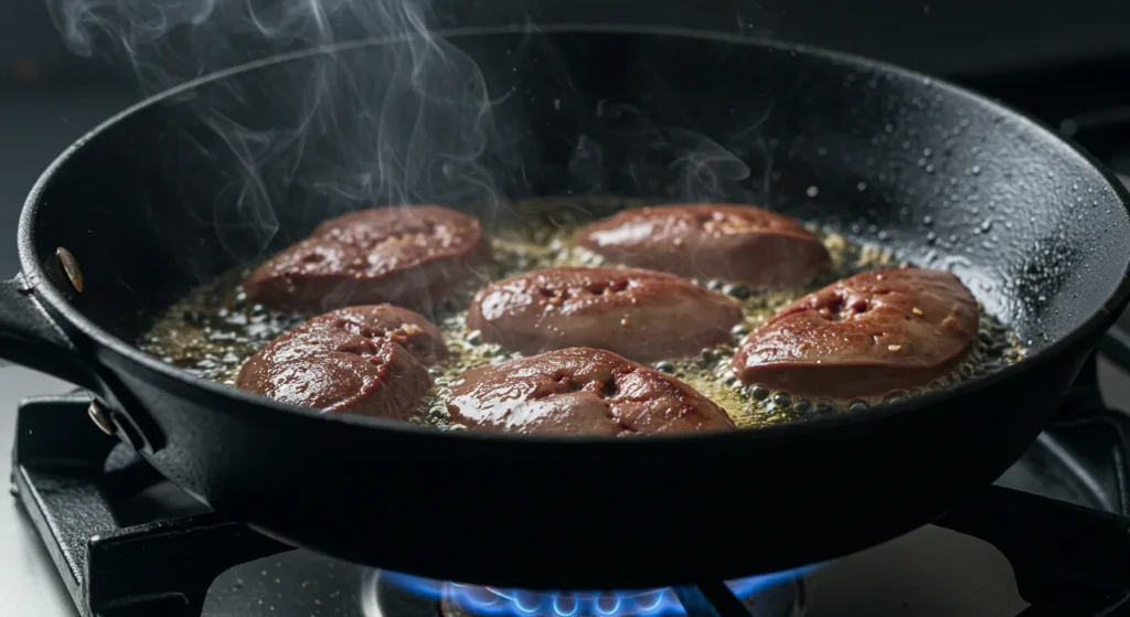 Instructions lamb liver recipe