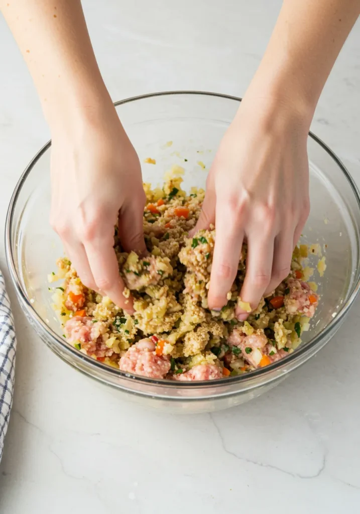 Instructions chicken meatloaf recipe