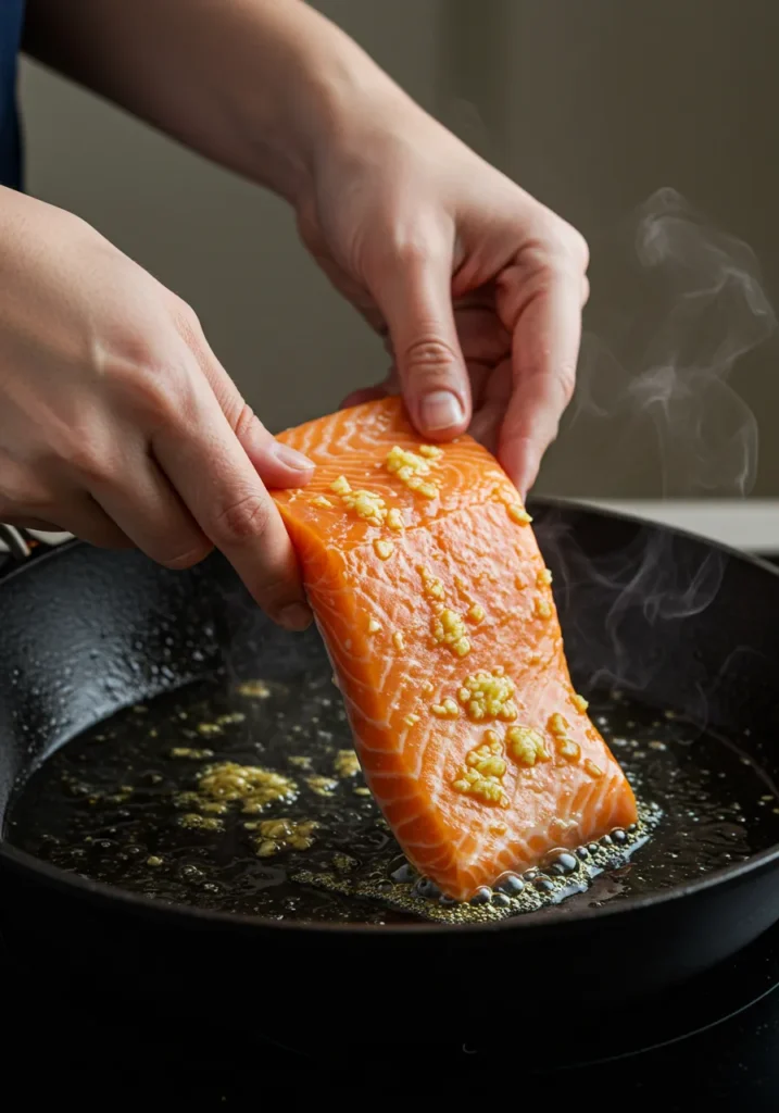 Instructions recipe salmon belly